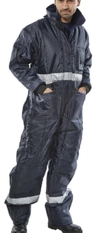 picture of Beeswift Coldstar Freezer Navy Blue Coverall - BE-CCFC - (LP)