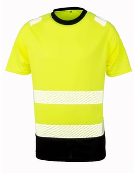 Picture of Result Recycled Safety T-Shirt - Fluorescent Yellow - BT-R502X-FY