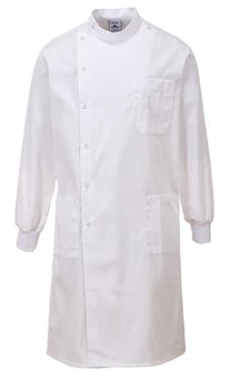 picture of Portwest - C865 - Howie Coat - Texpel Finish - White - PW-C865WHR
