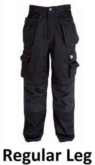 picture of Himalayan ICONIC Trousers - Black - Regular Leg 31 Inch - BR-H810BK-R - (DISC-R)