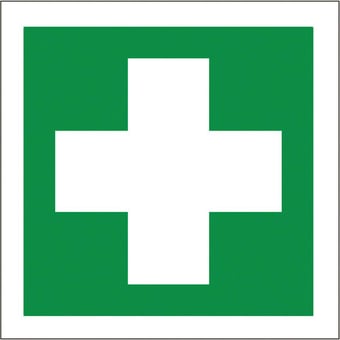 picture of First Aid Symbol - 100 X 100Hmm - Rigid Plastic - [AS-SA94A-RP]