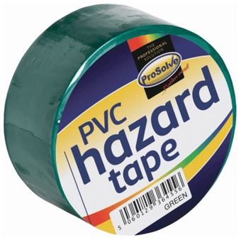 Picture of ProSolve PVC Builders Tape Green 50mm x 33m - [PV-SAFTG2]