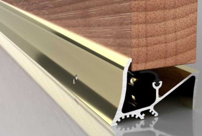 picture of WARMSEAL - 914mm Gold Effect Weathersill - For Gap 38mm - [CI-G15401]