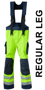 picture of ProGARM WT252M Gore-Tex Pyrad Stretch Trousers - Male Fit -  Hi-Viz Yellow/Navy - PG-WT252M