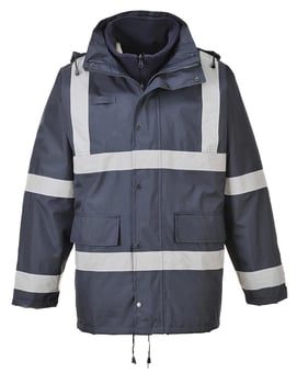 picture of Portwest - S431 - Iona 3 in 1 Traffic Jacket - Navy Blue - PW-S431NAR