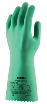 picture of UVEX U-chem 3000 Green Chemical Protection Gloves - TU-60961 - (DISC-R)