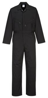 picture of Portwest - C815 - Portwest Kneepad Coverall - Black - PW-C815BKR