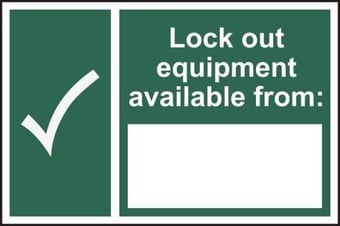 Picture of Spectrum Lock Out Equipment Available from: - RPVC 300 x 200mm - SCXO-CI-13915