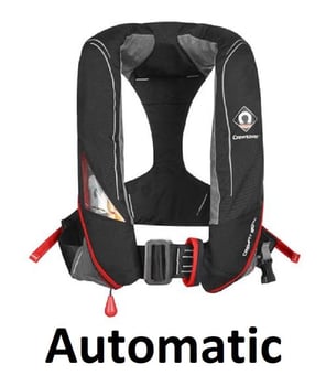 picture of Crewsaver Crewfit 180N Pro 180 Automatic Red/Black Lifejacket  - [CW-9020BRA] - (LP)