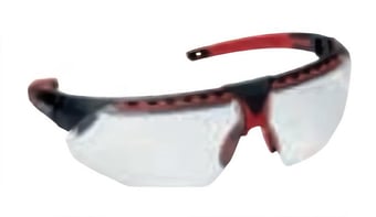 picture of Honeywell - Avatar - Safety Glasses - Black&Red HydroShield Coating - Clear Lens - [HW-1034836]