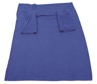 picture of Aidapt Sleeved Fleece Blanket - Blue - [AID-VM936EA]