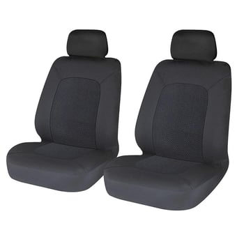 picture of Sakura Seat Covers Hampton Black Front Set - [SAX-SS5401]