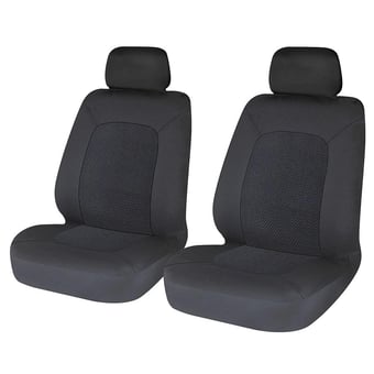 Picture of Sakura Seat Covers Hampton Black Front Set - [SAX-SS5401]