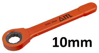 picture of ITL - Insulated Ratchet Ring Spanner - 10mm - [IT-07010]