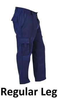 picture of Iconic Bullet Combat Trousers Men's - Navy Blue - Regular Leg 31 Inch - BR-H822-R