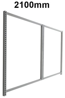 picture of QMP Back Frame 2100mm - Light Grey - [QM-BPKBACKF21LX]