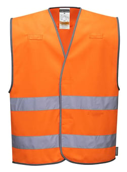 picture of Portwest - Orange Hi-Vis Versatile Vest - Compatible With PW-HV07YER - PW-L474ORR - (DISC-R)