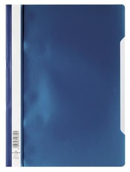 Picture of Durable - Clear View Folder - Economy - Dark Blue - Pack of 50 - [DL-257307]