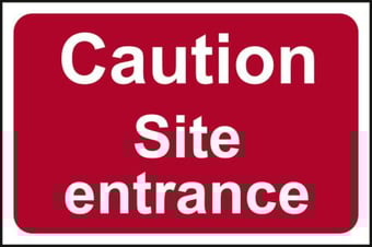 picture of Spectrum Caution Site Entrance – RPVC 600 x 450mm – [SCXO-CI-14578]