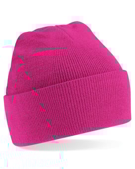 Picture of Beechfield B45 Original Cuffed Beanie - Fuchsia Pink - [BT-B45-FUCH]