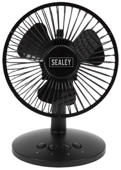 picture of Sealey 6" Small Oscillating USB Desk Fan - 3-Speed - [SLY-SFF6USB]