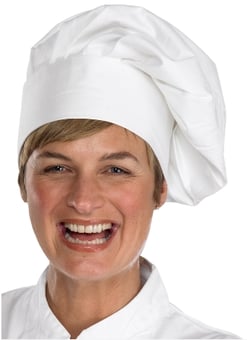 picture of Beeswift Chefs White Cotton Tall Hat - [BE-CCCTH]