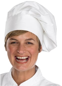 picture of Beeswift Chefs White Cotton Tall Hat - [BE-CCCTH] - (DISC-R)