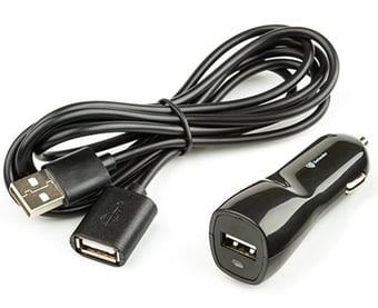 picture of Defender Car Charger Plug & USB Socket/Cable - [SO-OT01234] - (DISC-W)