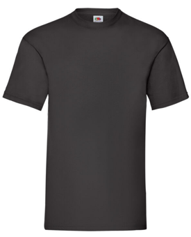 picture of Fruit of the Loom Men's Valueweight T-Shirt Black - BT-61036-BLK