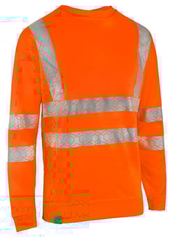 picture of Beeswift Envirowear Hi-Vis Recyclable Sweatshirt - Orange - BE-EWCSSOR