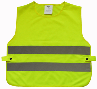 picture of Yoko Hi-Vis Children's 2 Band Tabard - Hi-Vis Yellow - [BT-HVS269CH-HVY]