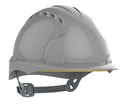 Picture of Jsp EVO3 Safety Helmet Slip Ratchet Vented Grey - [JS-AJF160-000-400]