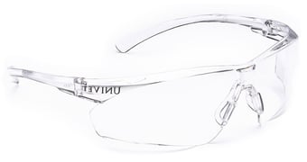 picture of 505UP UNIVET Neck Corded Panoramic Safety Spectacles with Anti-Scratch Clear Lens - [UV-505U.00.00.00]