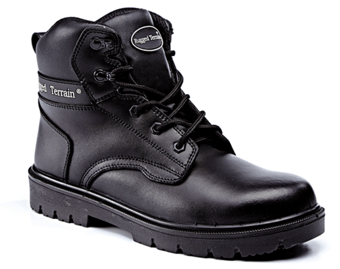 picture of Rugged Terrain Black Leather Derby Boots S3 SRC - BN-RT530B