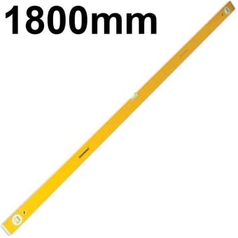 picture of Silverline - Heavy Duty Spirit Level - 1800mm - 3 Vials - 1.2mm Thick Aluminium - [SI-SL21]