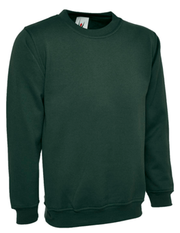 picture of Uneek Classic Sweatshirt - Bottle Green - UN-UC203-BG
