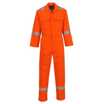 Picture of Portwest - Orange Bizweld Iona FR Coverall - Tall Leg - PW-BIZ5ORT