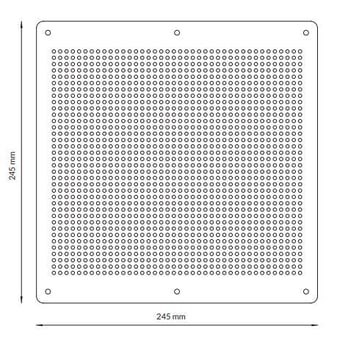 Picture of Dudley - Aluminium Mouse Proofing Grill - 245mm x 245mm - [DM-MOUSEPROOFING245]