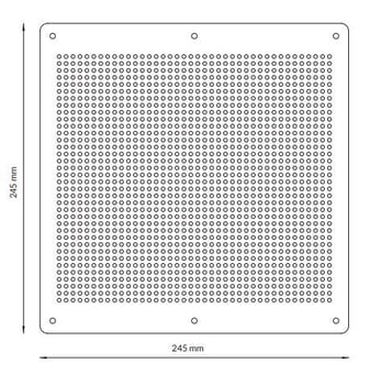 picture of Dudley - Aluminium Mouse Proofing Grill - 245mm x 245mm - [DM-MOUSEPROOFING245]