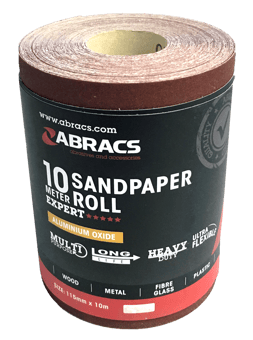 picture of Abracs General Purpose Sandpaper Roll - 115mm x 10m - 180g - [ABR-ABS11510180]