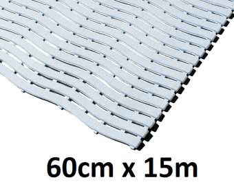 picture of Kumfi Step Anti-Slip Swimming Pool Mat Flecked White 60cm x 15m Roll - [BLD-KM250WH]