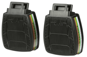 Picture of 3M Secure Click Gas, Vapour and Particulate Filters D8094 - A1B1E1K1P3R - Pair - [3M-D8094]