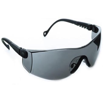 picture of Honeywell OP-TEMA Black Safety Spectacles - TSR Grey Polycarbonate Lens - [HW-1000017]