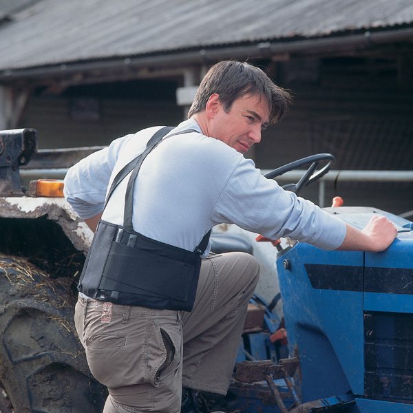 JSP Back Support Belt - Fully Enclosed Spring Steel Stays for Flexible Contoured Support - [JS-ACU110] - (DISC-W)