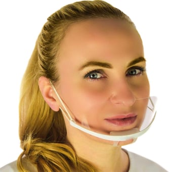 Picture of Anti Droplet Transparent Face Mask - HG-MOUTHMASK - (DISC-W)