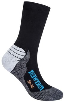 picture of Portwest - SK24 - Bamboo Hiker Sock - Black - [PW-SK24BKR] - (DISC-R)