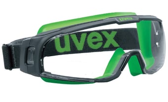 picture of Uvex - U-SONIC Anti-Fog Anti-Scratch Clear Safety Goggles - [TU-9308-245] - (LP)