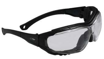 picture of JSP Swiss One Explorer 2 Clear Hybrid Safety Spectacle/Goggles Black - [JS-1EXP2GEN23CKN]