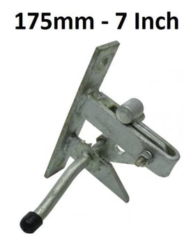 picture of Galv Fieldgate Catch & Cranked Peg - 175mm - Single - [CI-GI185P]