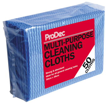 picture of ProDec 50pk Multi Purpose Cleaning Cloths - [RDO-PMPCC50]
